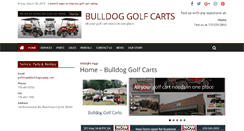 Desktop Screenshot of bulldoggolfcarts.com